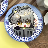 Image 3 of Honkai Star Rail Certified Trash Matte Badge