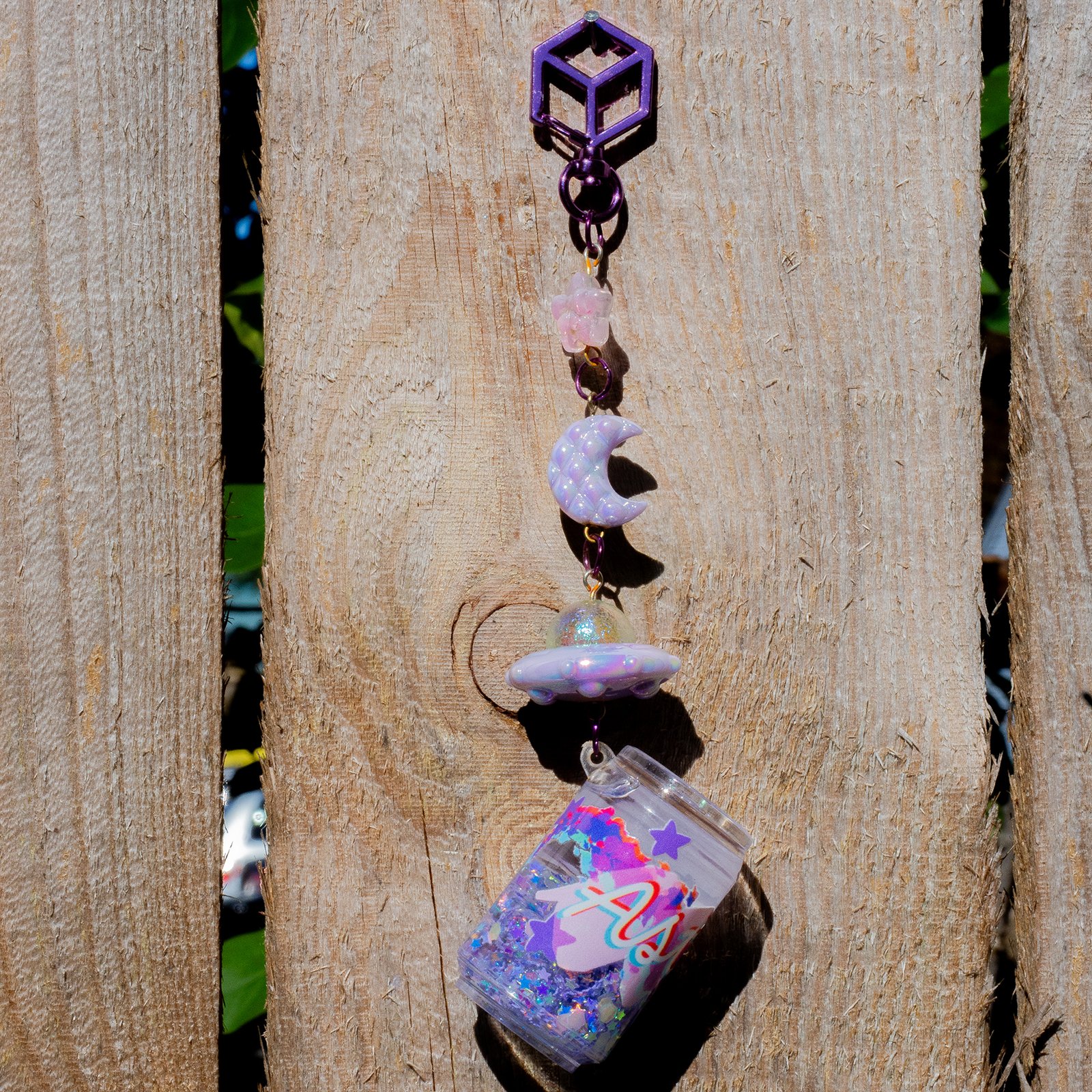 Astro Juice Liquid Shaker Keychain | Fantasy Fox Creations