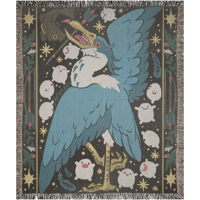 Blue Boy Heron Blanket/Tapesty 