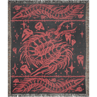 Centipede Teeth Blanket/ Tapestry