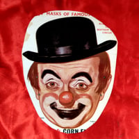 Image 1 of Alby Austin (Bertram Mills Circus) - Kelloggs Corn Flakes Masks Famous Clowns (1955) - cutout (UK)