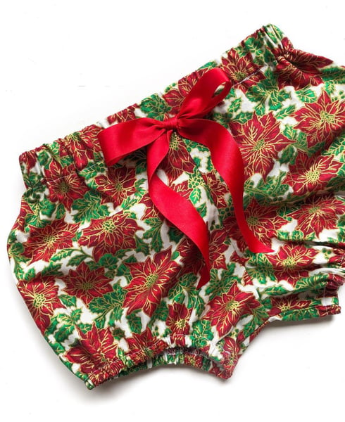 Image of Poinsettia Shorts/Skirt