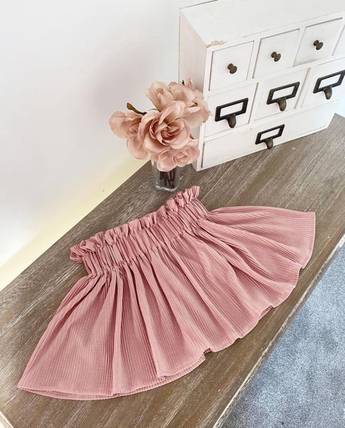 Image of Blush Pink ‘PARTY’ Skirt 