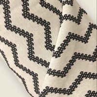 Image 1 of Tapicería Zig Zag - Blanco y Negro - 14€/m