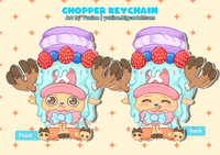 3" Desserts Chopper Charm 