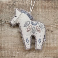 Image 1 of Winter Donkey Decoration