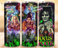 Image 1 of Halloween 20 oz Tumbler designs 