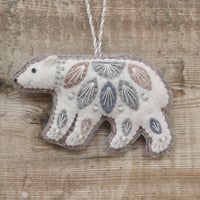 Image 1 of Winter Bear Decoration