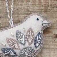 Image 2 of Wintry Bird Christmas Decoration