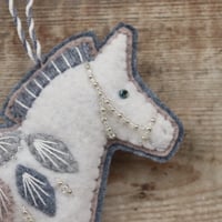 Image 2 of Winter Donkey Christmas Decoration