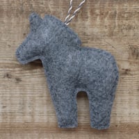 Image 5 of Winter Donkey Christmas Decoration