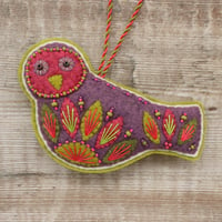 Image 1 of Carnival Owl Decoration