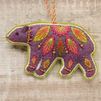 Image 1 of Carnival Bear Decoration