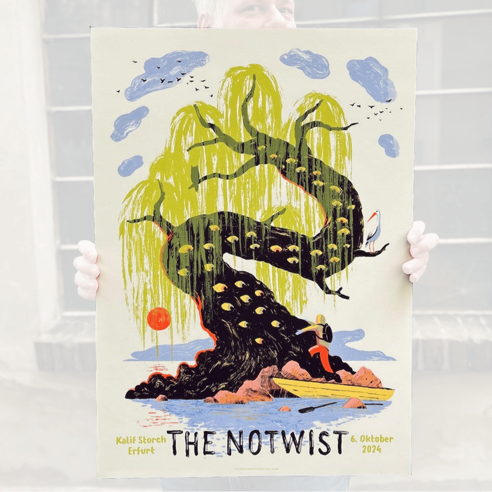 THE NOTWIST <br>ERFURT 2024 <br>GIGPOSTER