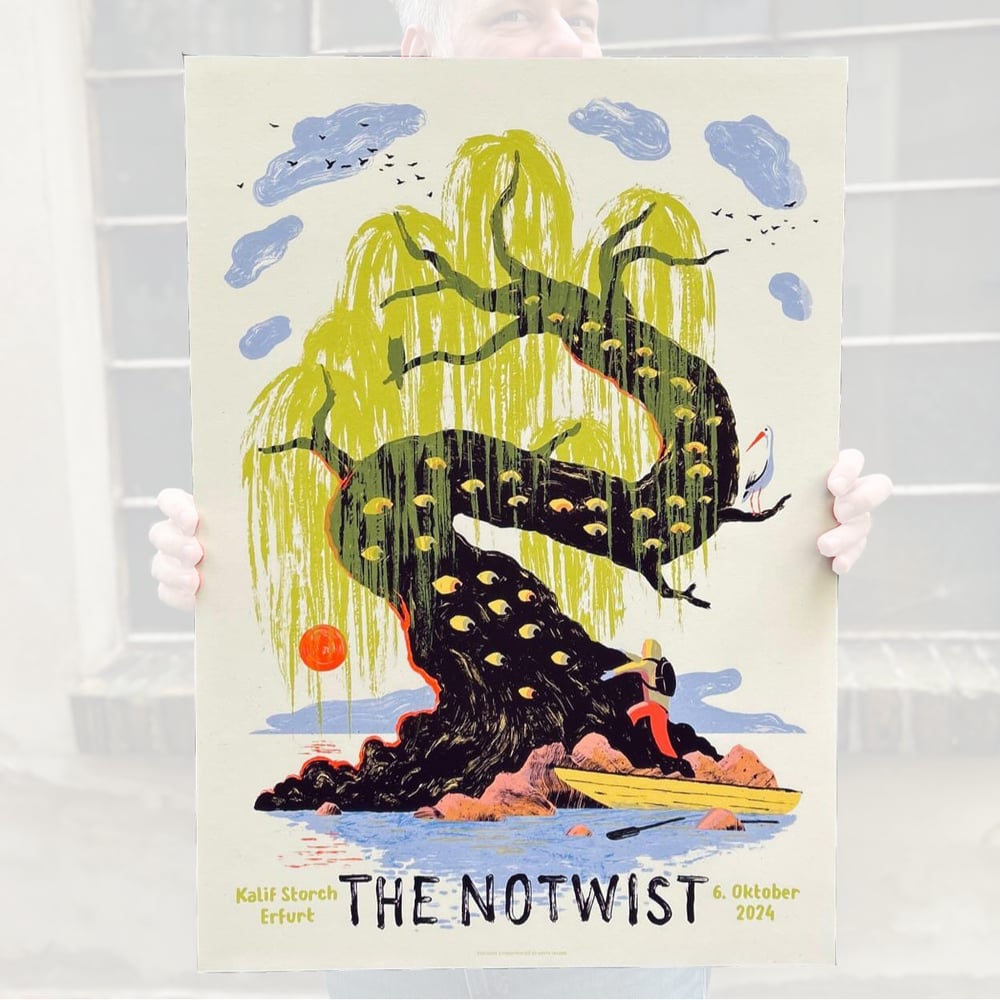 THE NOTWIST <br>ERFURT 2024 <br>GIGPOSTER