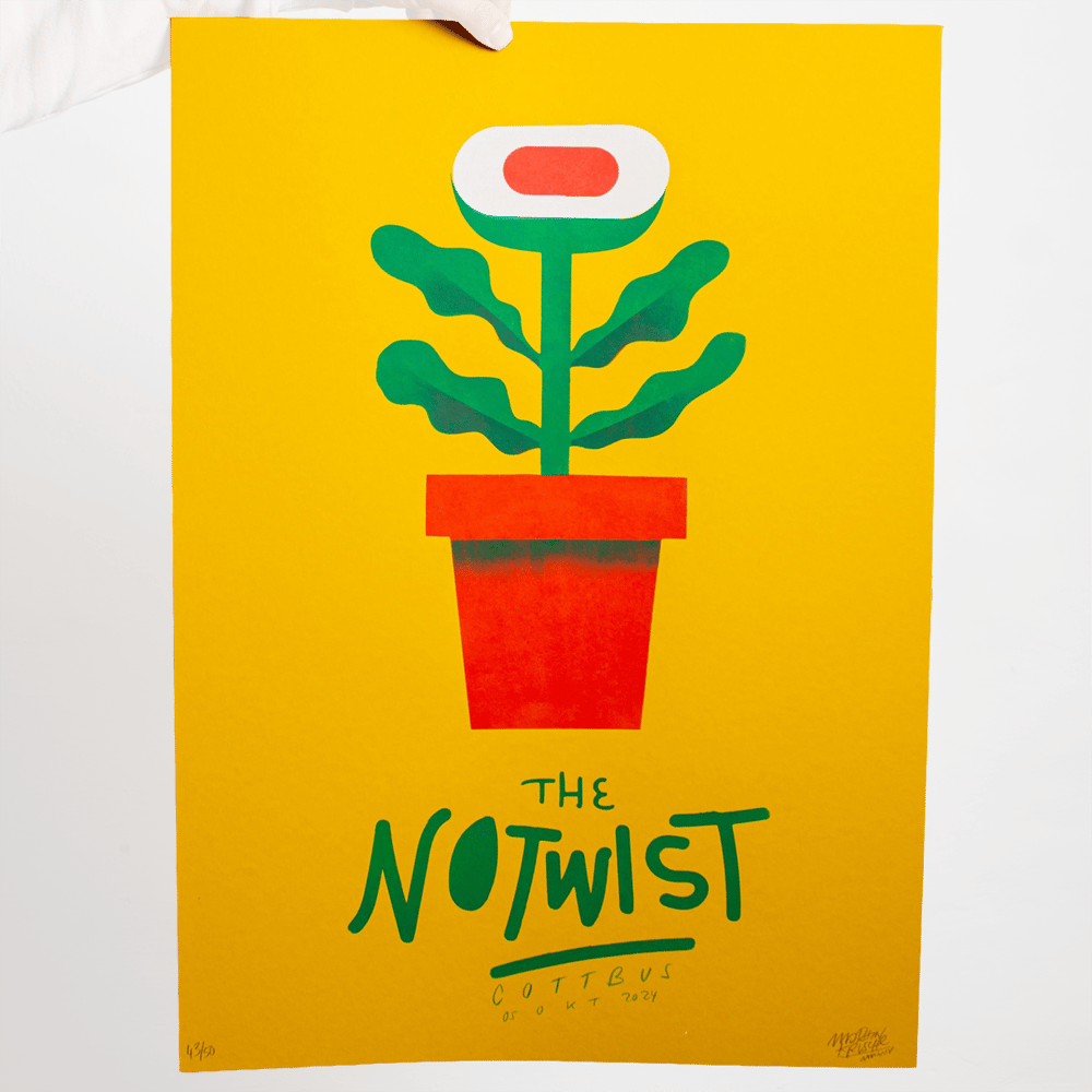 THE NOTWIST <br>COTTBUS 2024 <br>GIGPOSTER