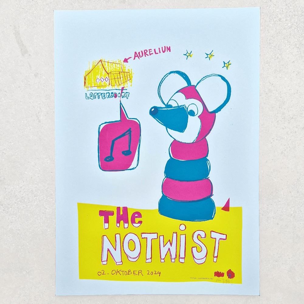 THE NOTWIST <br>LAPPERSDORF 2024 <br>GIGPOSTER