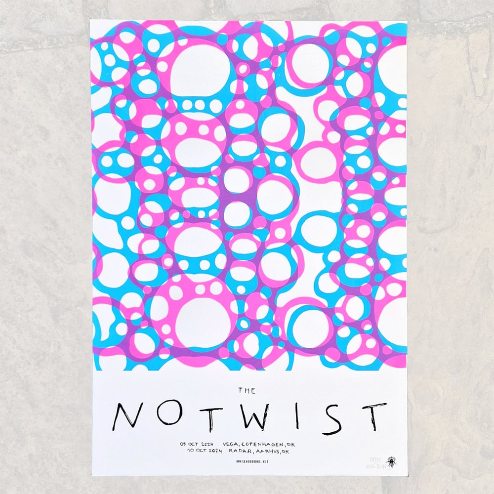 THE NOTWIST <br>COPENHAGEN / AARHUS 2024 <br>GIGPOSTER