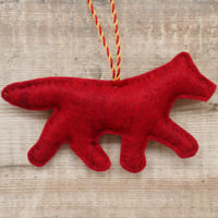 Image 5 of Folk Art Fox Decoration