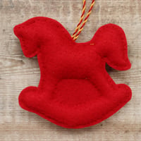 Image 5 of Rocking Horse Christmas Decoration