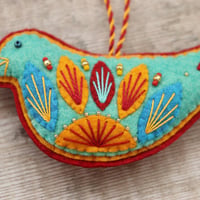 Image 3 of Turquoise Bird Decoration