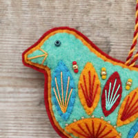 Image 2 of Turquoise Bird Decoration