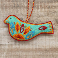 Image 1 of Turquoise Bird Decoration