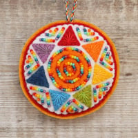 Image 1 of Rainbow Sun Ornament