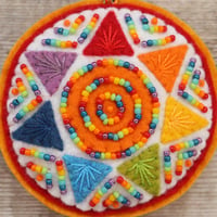 Image 2 of Rainbow Sun Ornament