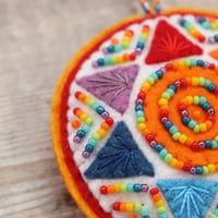 Image 4 of Rainbow Sun Ornament