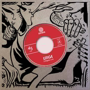 Image of Litige - 2 degrés 7" BLACK or TURQUOISE Vinyl