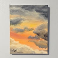 Image 5 of Cloudy Sky - 8" x 10"