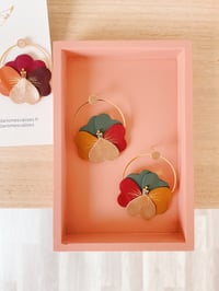 Image 1 of Les lumineuses pensées - boucles d'oreilles en cuir