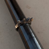Image 4 of SKULLBITER // SANDCAST STERLING SILVER RING (5)