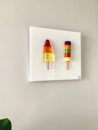 Image 2 of Rocket and Fruit Pastille Ice Lolly - Pop Art
