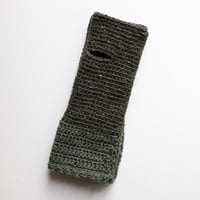 Image 3 of Wrist Worms, Green Tweed