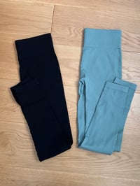 Ribbed leggings