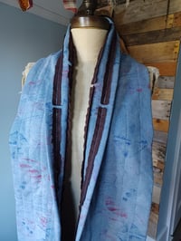 Image 7 of rows in the sky, cotton jersey scarf