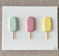 Image 1 of Popsicle Resin Pastel Ice Lollies