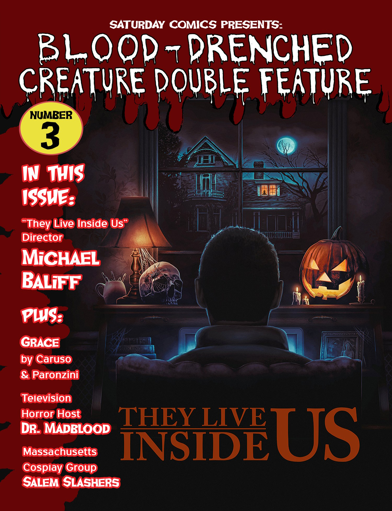 Image of SCRATCH AND DENT SALE! Discounted issues of "Blood-Drenched Creature Double Feature"!