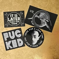 Bannerless Sticker 4-Pack