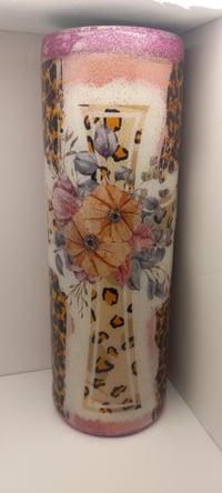 Floral/ Animal print cross