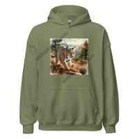 Image 2 of Bobcat Forest Landscape Pull-over Hoodie