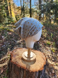 Image 1 of Gray & Mustard Dot Cashmere Headcover 