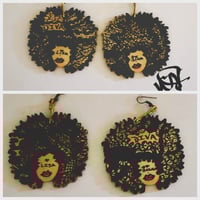LADY AFRO ABSTRACT EARRINGS
