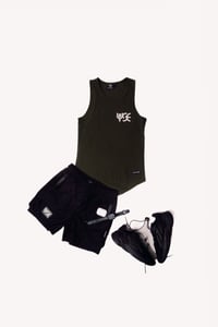 Image 2 of Army  green cotton tank top