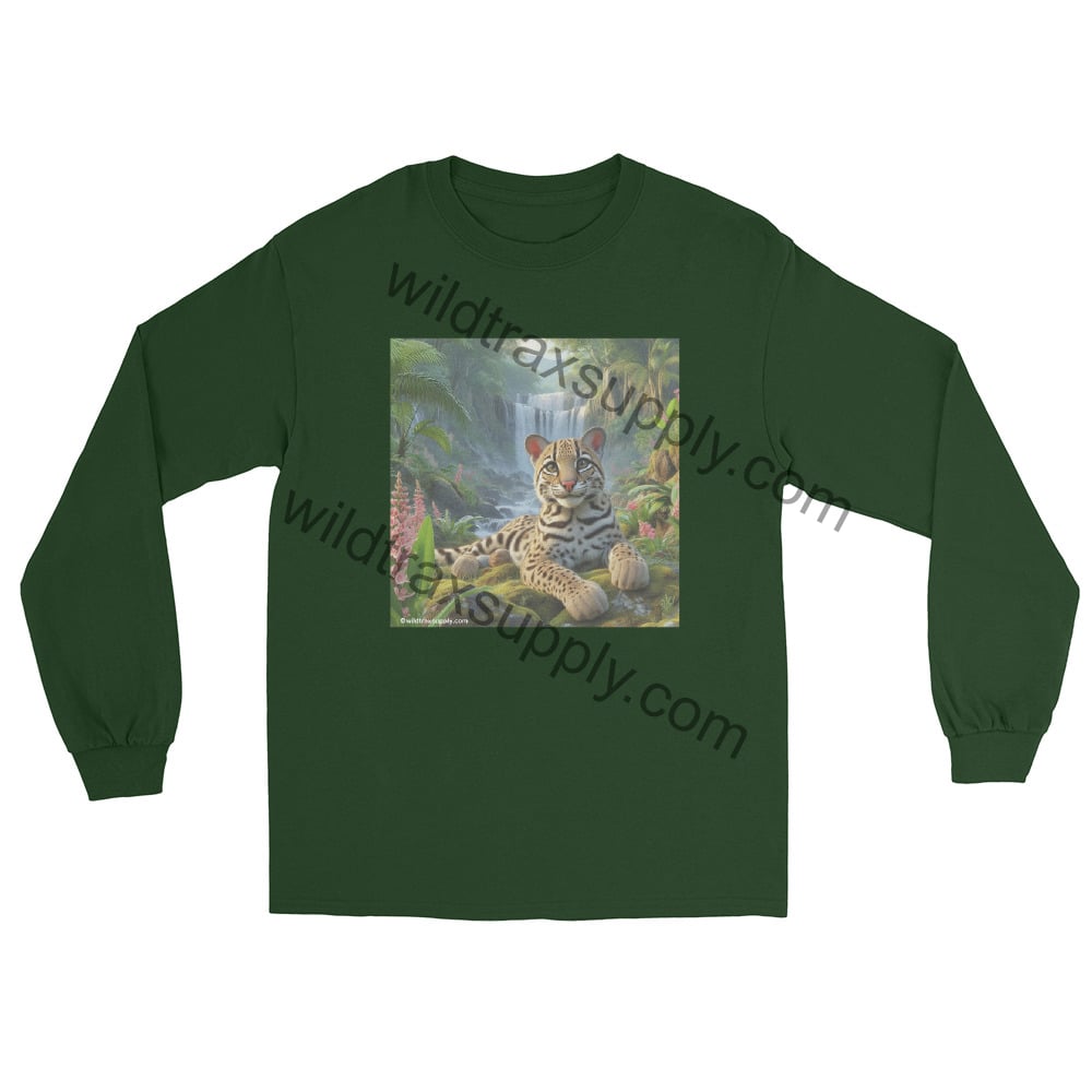 Rainforest Ocelot Long Sleeve Shirt
