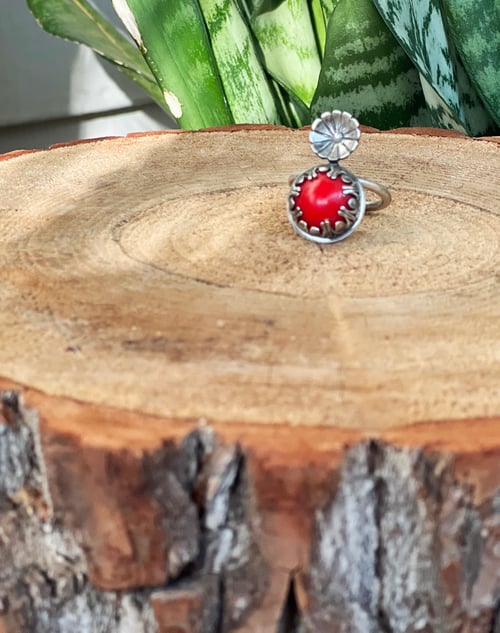 Image of Red Coral Ring