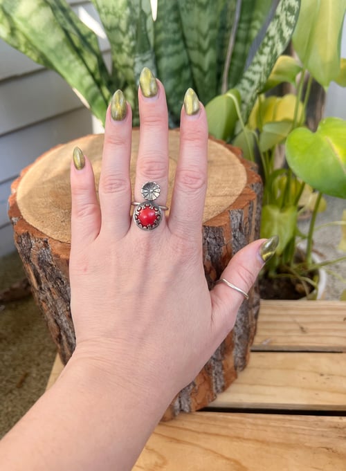 Image of Red Coral Ring