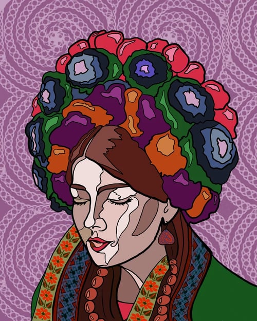 Image of "Peace-мир" Art Print or Sticker